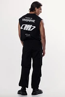 Loose Fit Parachute Cargo Pants