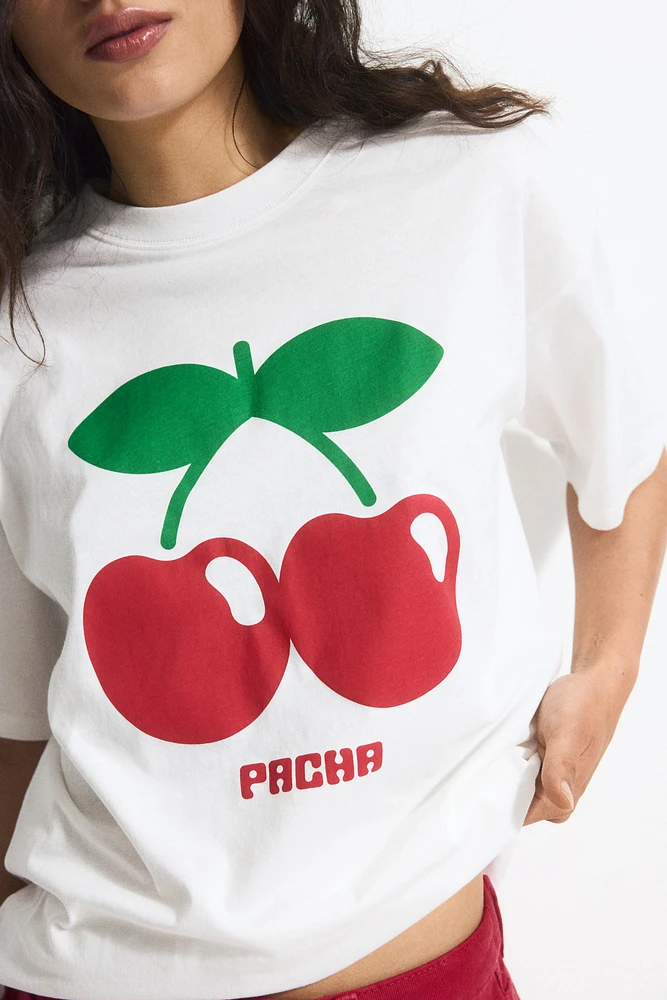 T-shirt ample imprimé
