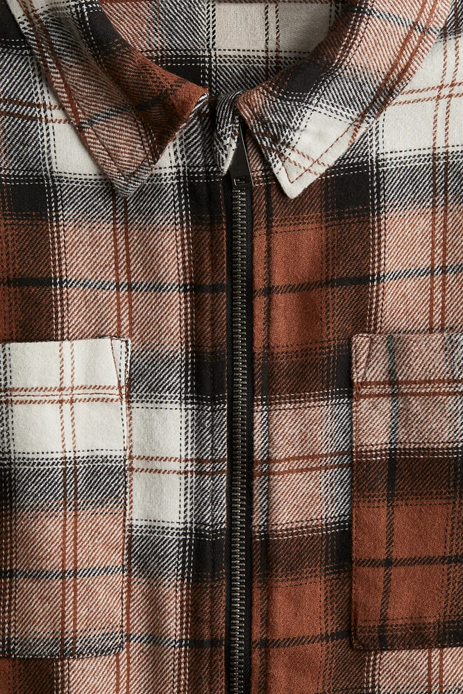 Cotton Flannel Overshirt