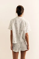 Pyjama en mousseline de coton