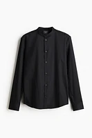 Slim Fit Grandad shirt