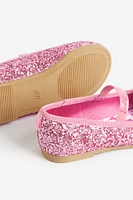 Glittery Ballet Flats