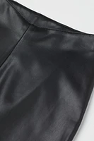 Faux Leather Skirt