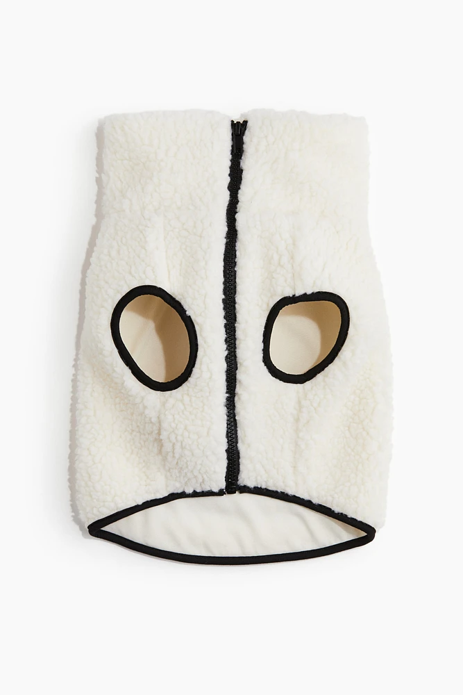 Veste pour chien en tissu peluche