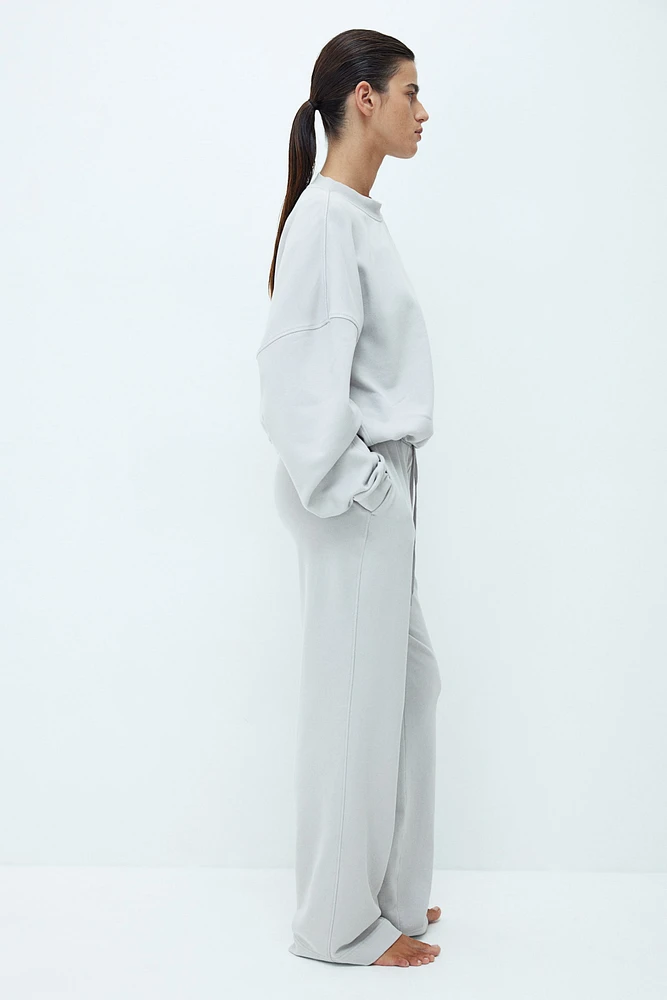 Pantalon en molleton délavé