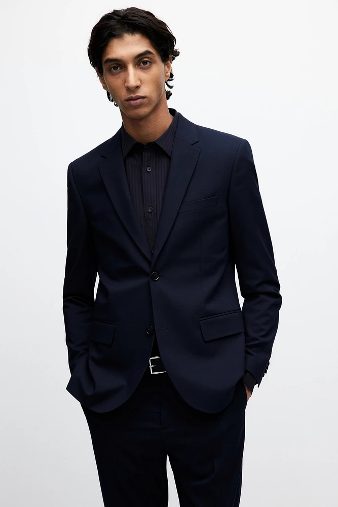 Skinny Fit Single-Breasted Jacket
