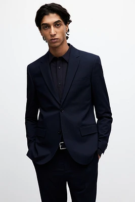 Skinny Fit Single-Breasted Jacket
