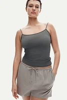 Cotton Shorts with Drawstring
