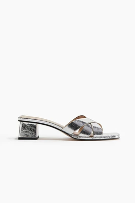 Block-Heeled Sandals