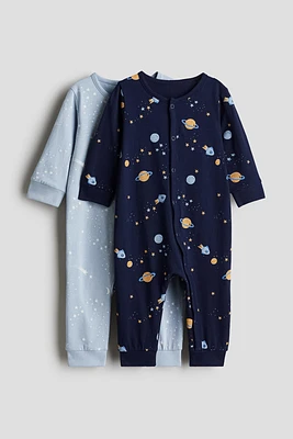 2-pack Patterned Cotton Pajamas