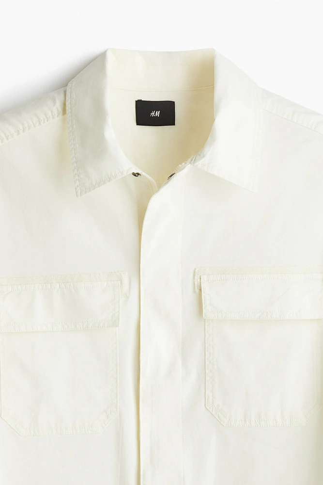 Regular-Fit Utility Overshirt