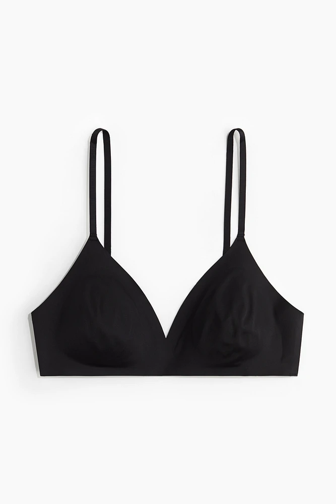 Soutien-gorge souple et coussiné en microfibre