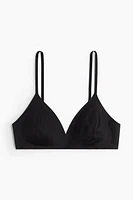 Soutien-gorge souple et coussiné en microfibre