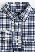 Loose Fit Flannel Shirt