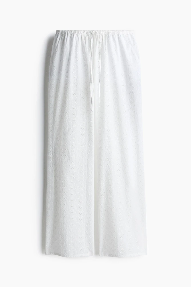 Straight-Leg Drawstring Pants