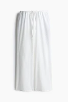 Straight-Leg Drawstring Pants