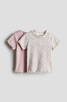 2-pack Ribbed Cotton Tops