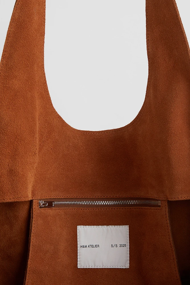 Suede Tote Bag