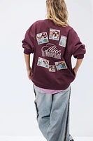 Oversized Printed Sweatshirt