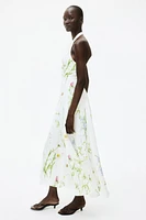 Flared Halterneck Dress
