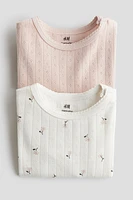 2-pack Long-sleeved Bodysuits