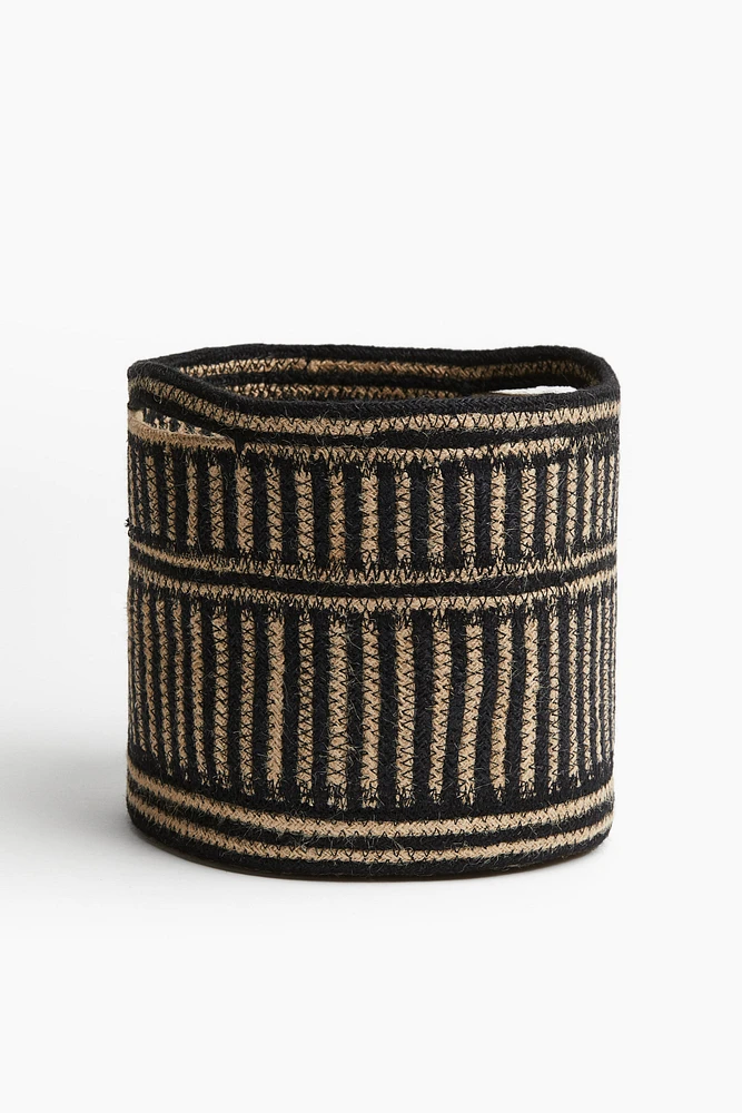 Small Patterned Storage Basket