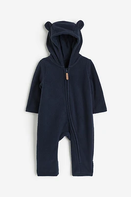 Hooded Fleece Jumpsuit