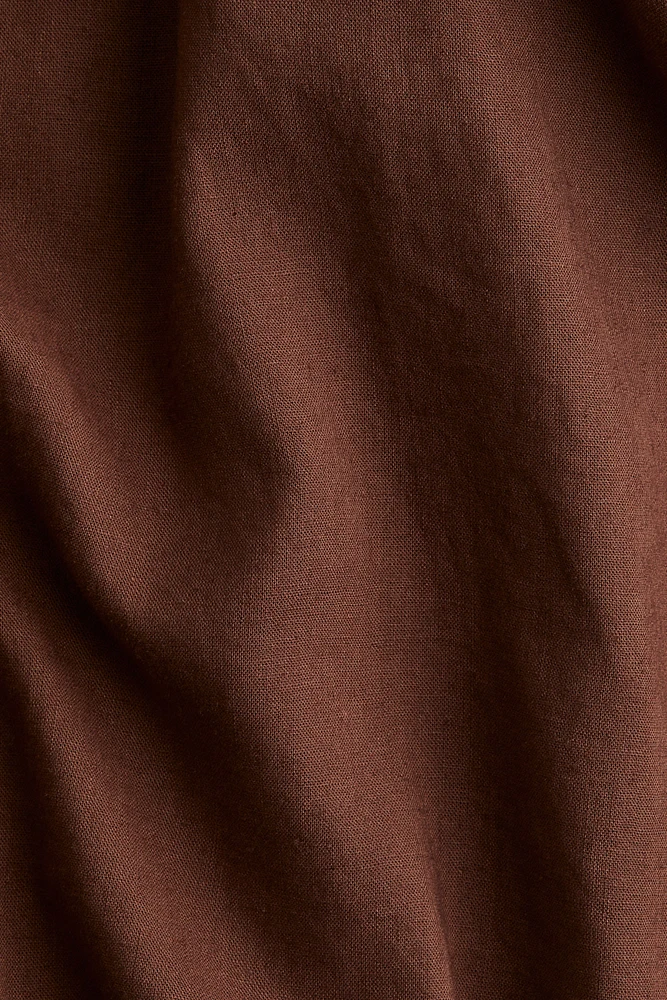 Linen-Blend Shirt