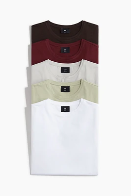 5-pack Slim Fit T-shirts