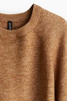 Short Fine-Knit Sweater