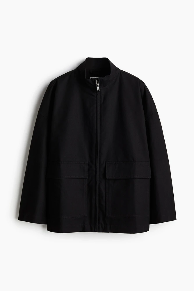 Veste ample en toile