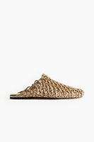 Knotted Leather Mules