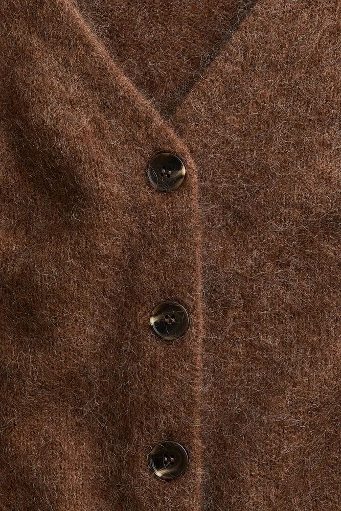 Mohair-Blend Cardigan