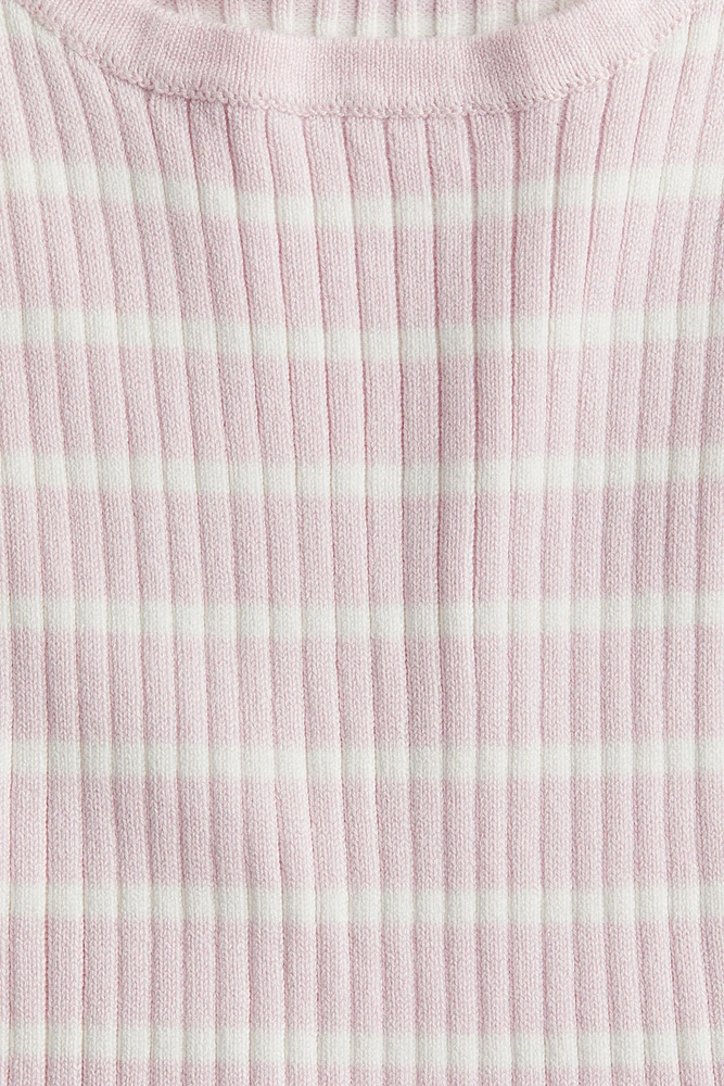 Débardeur en tricot côtelé