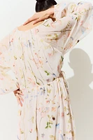Robe maxi MAMA à manches ballon