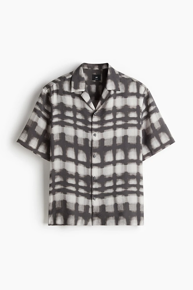 Chemise classique avec col cubain