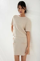 Cable-Knit Skirt