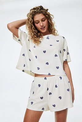 Pajama T-shirt and Shorts