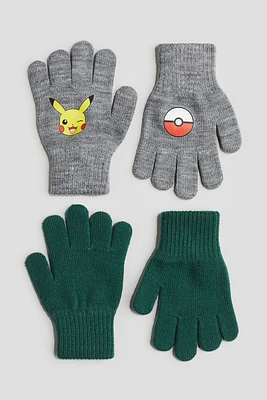 2-pack Fine-Knit Gloves