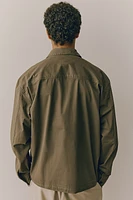 Regular Fit Twill Overshirt