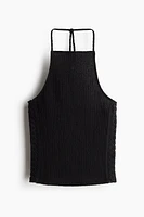 Textured Halterneck Top