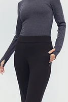 Warm Pocket-detail Sports Leggings