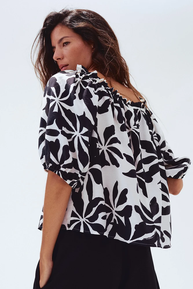 Blouse volantée