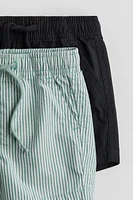 2-pack cotton shorts