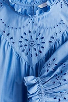 Dress with Eyelet Embroidery