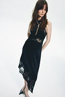 Lace-Inset Dress