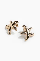 Starfish-shaped earrings