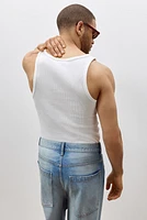Slim Fit Ribbed Tank Top