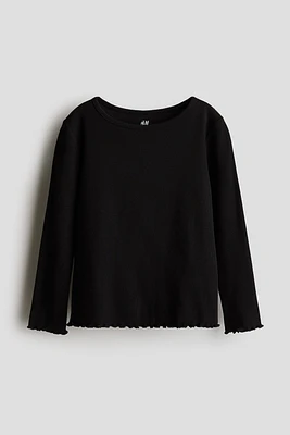 Long-sleeved Jersey Top