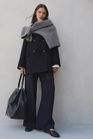 Wool-Blend Pea Coat